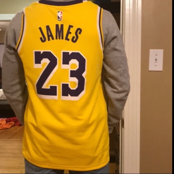 NBA Other - Lebron James Lakers Jersey Nike Gold Size 48